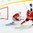 MALMO, SWEDEN - JANUARY 4: The puck slipped behind Canada's #31 Zachary Fucale after a whistle during semifinal round action at the 2014 IIHF World Junior Championship. (Photo by Francois Laplante/HHOF-IIHF Images)